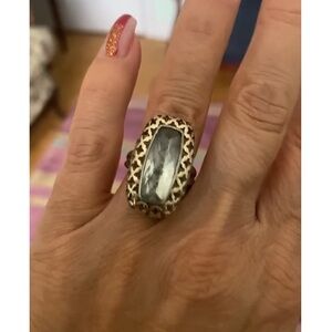 Silver 925 ring custom made lucky clover 4 leaves style .size 6